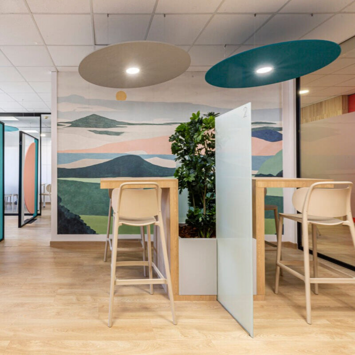 Akustik Leuchte SITAS – Top Akustiklösung mit Absorptionsklasse A | Schweizer Design