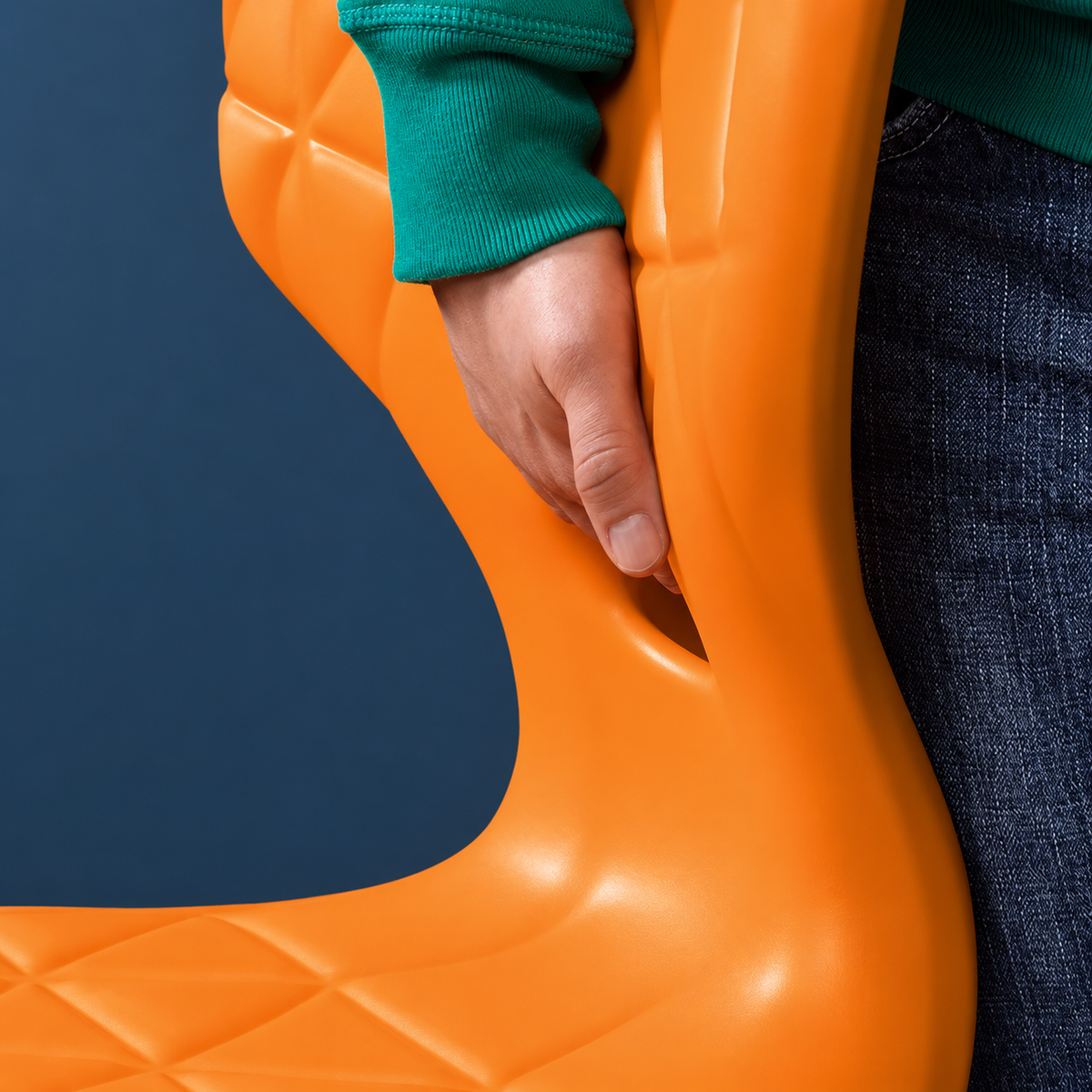 Fussrastenstuhl verstellbar für Tischhöhe 76 cm ǀ FLEX