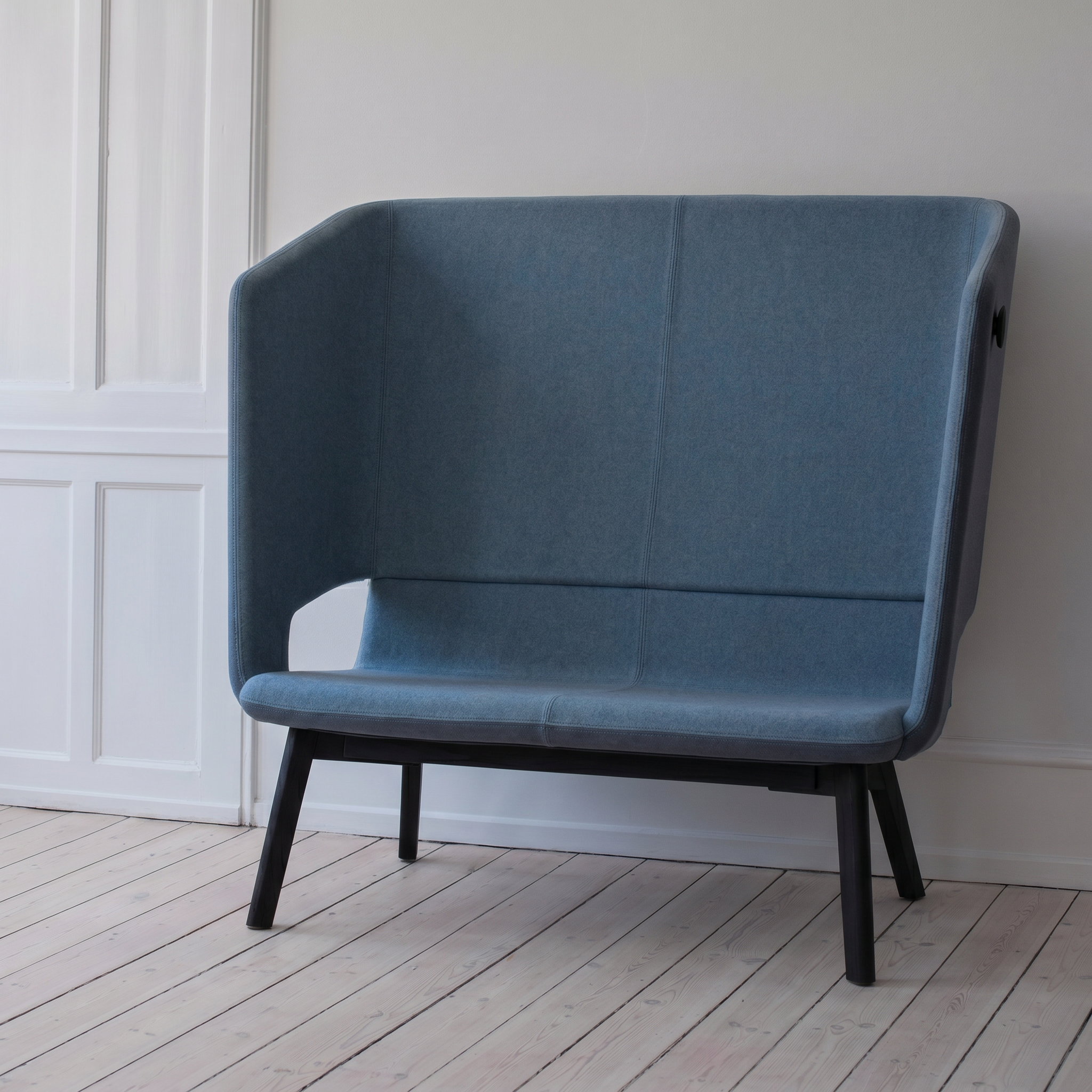 Canapé de bureau en tant que deux ou trois places ǀ torsion et assis doux