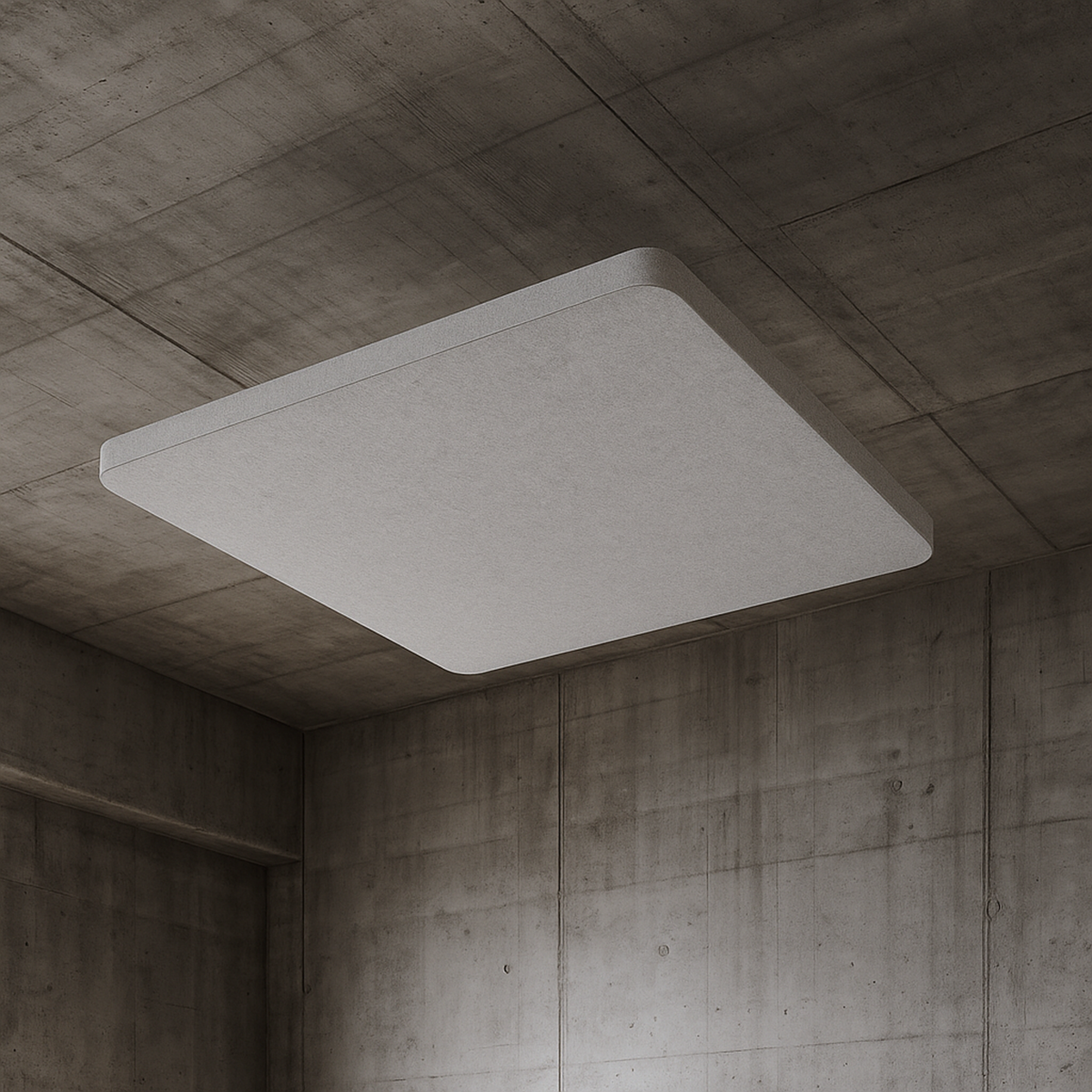 Schalldämmung Decke SQUARE – Top Akustiklösung mit Absorptionsklasse A | Schweizer Design