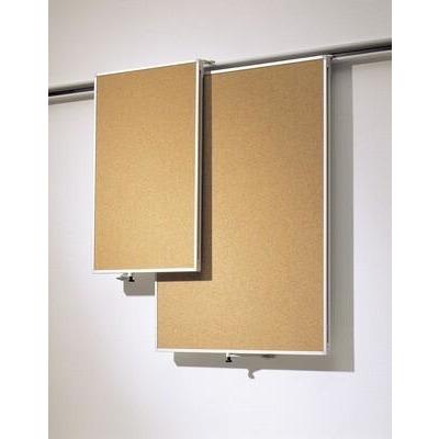 Mobile Wandtafel Kork