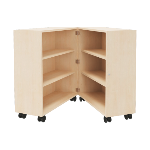 Klappbare Bibliothek aus Holz