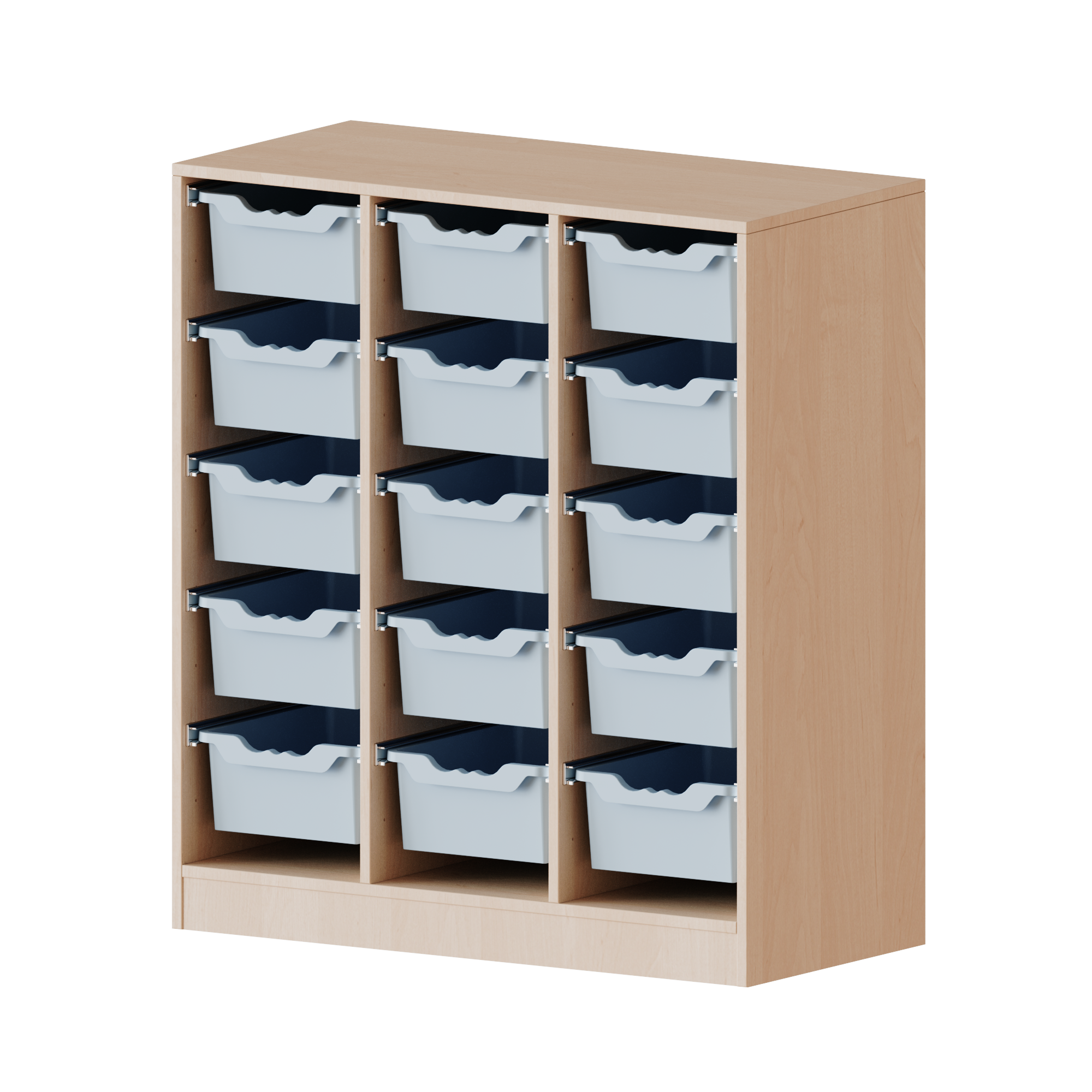 Sideboard mit grossen ErgoTray Boxen – Praktisch und vielseitig
