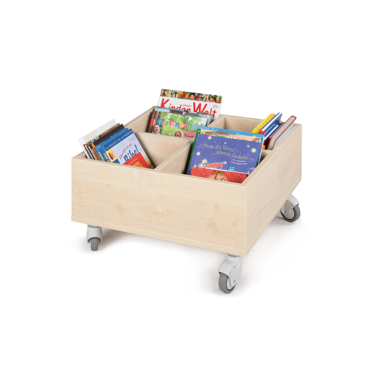 Bücherkiste aus Holz