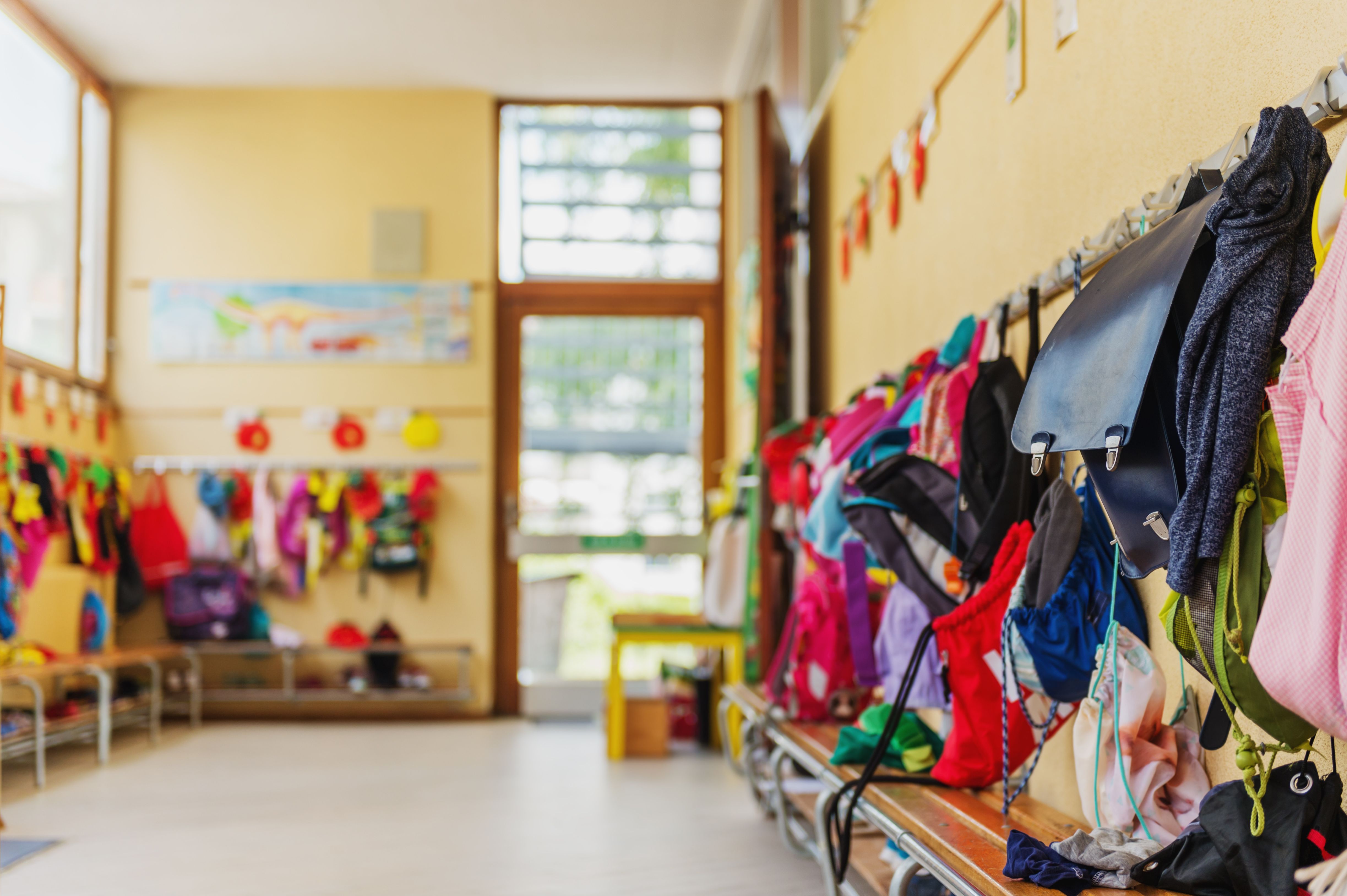 Garderobe Schule