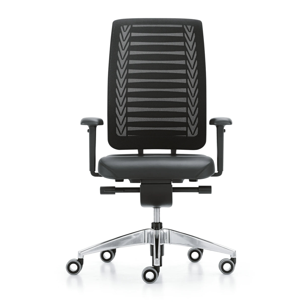 Bürostuhl mit Netzrücken und automatischer Synchronmechanik | Girsberger Reflex 1