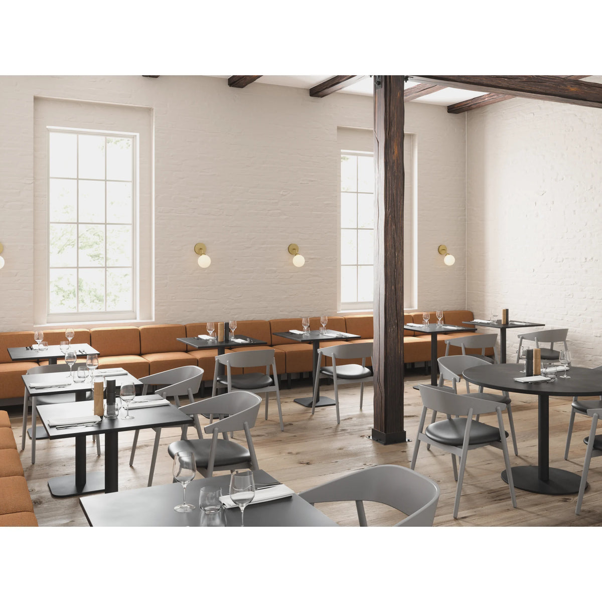Bistro table with round or square tabletop | Delta