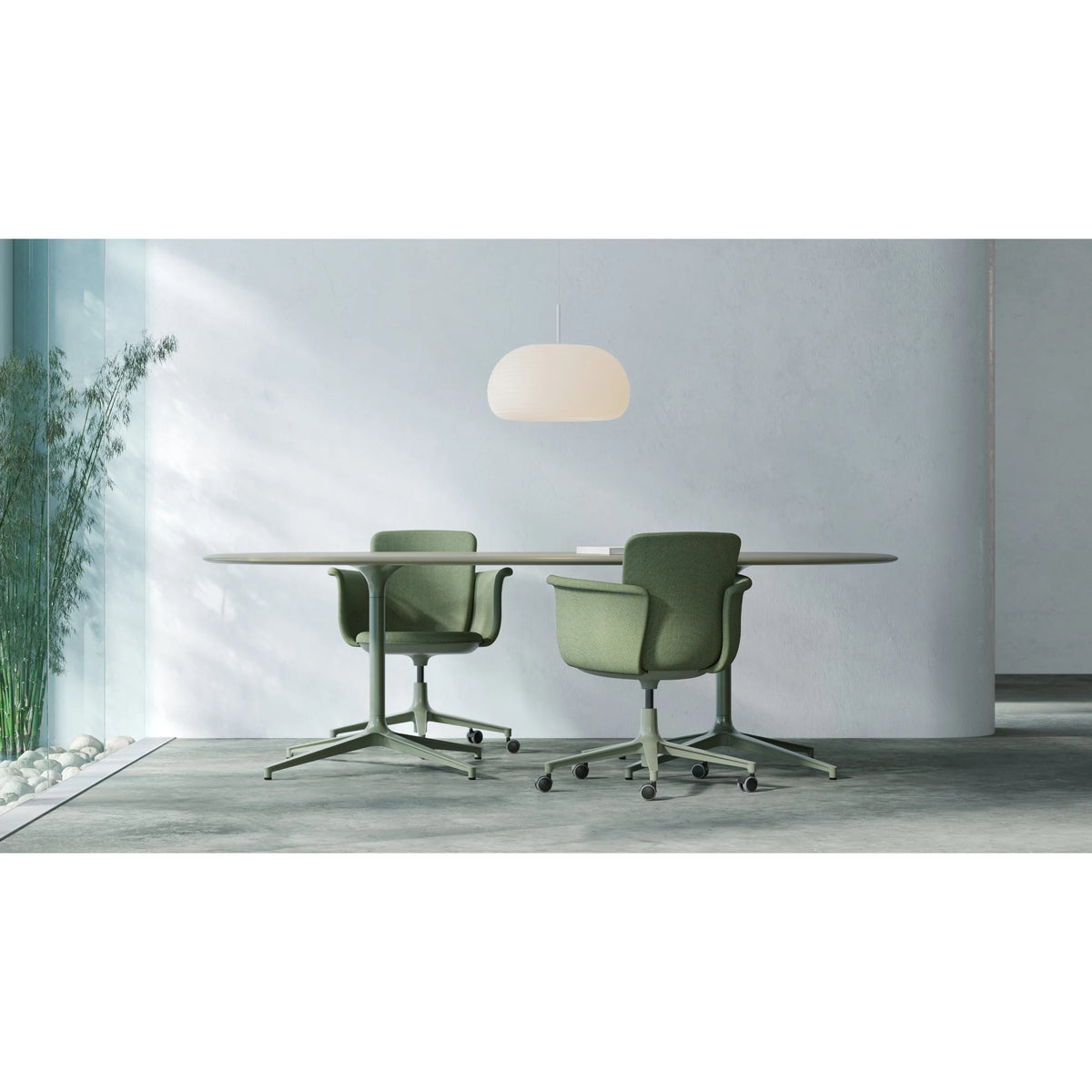 Konferenztisch mit Metalluntergestell | Botany
