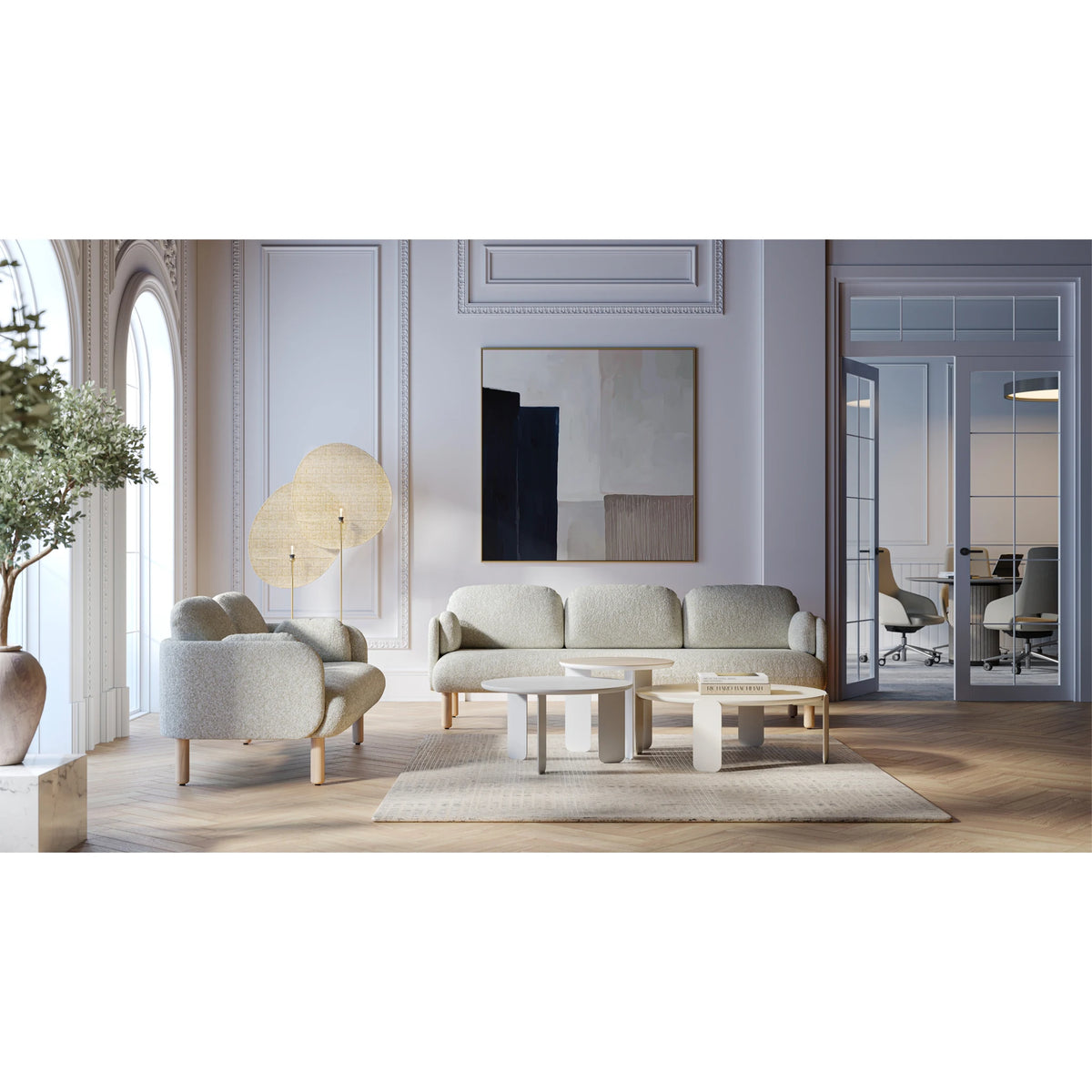 Büro Sofa als Zwei- oder Dreisitzer | Myami