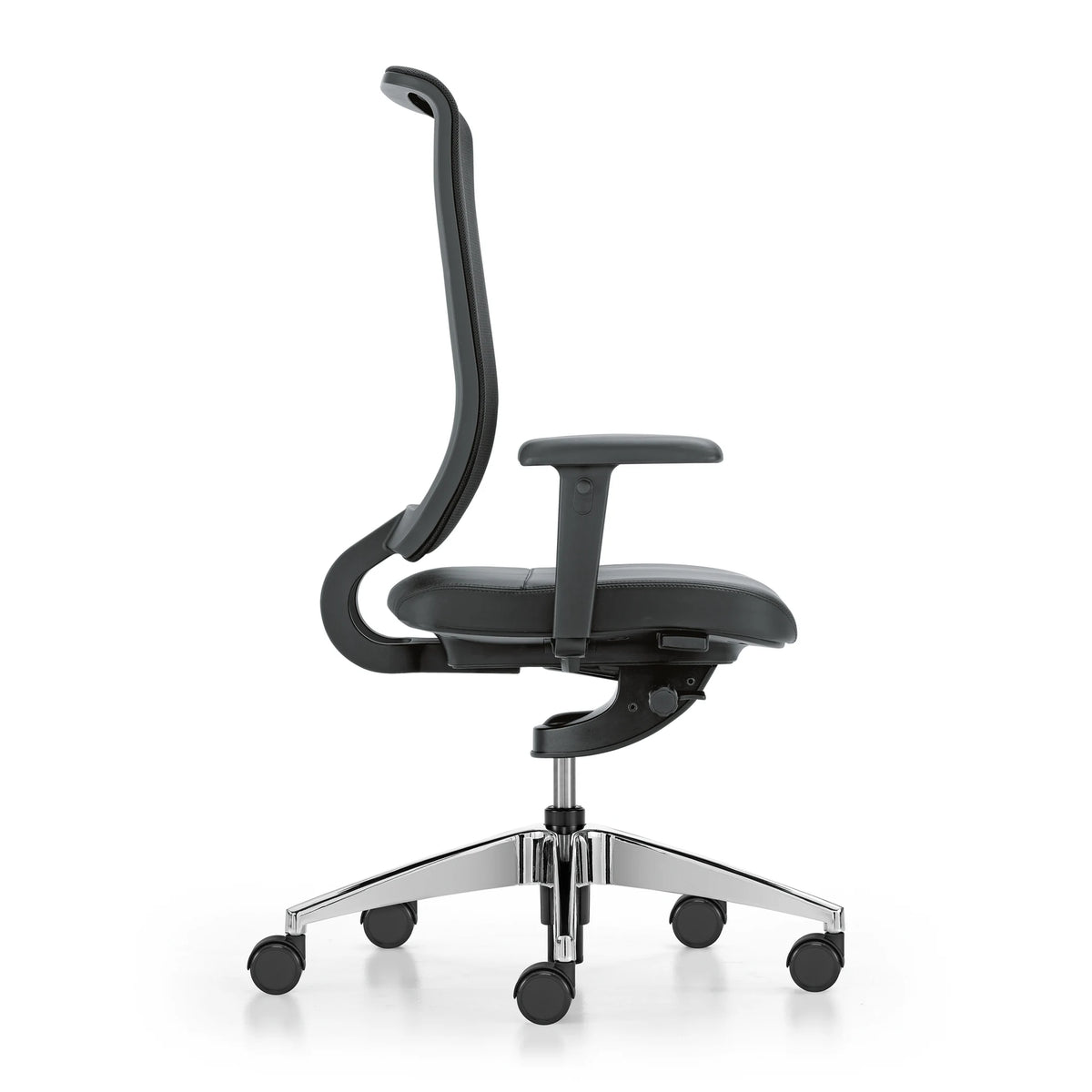 Bürostuhl mit Netzrücken und automatischer Synchronmechanik | Girsberger Reflex 1