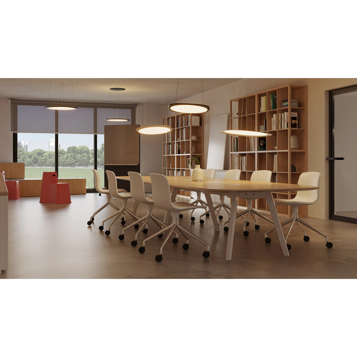 Ceiling light with direct and indirect light | Flying