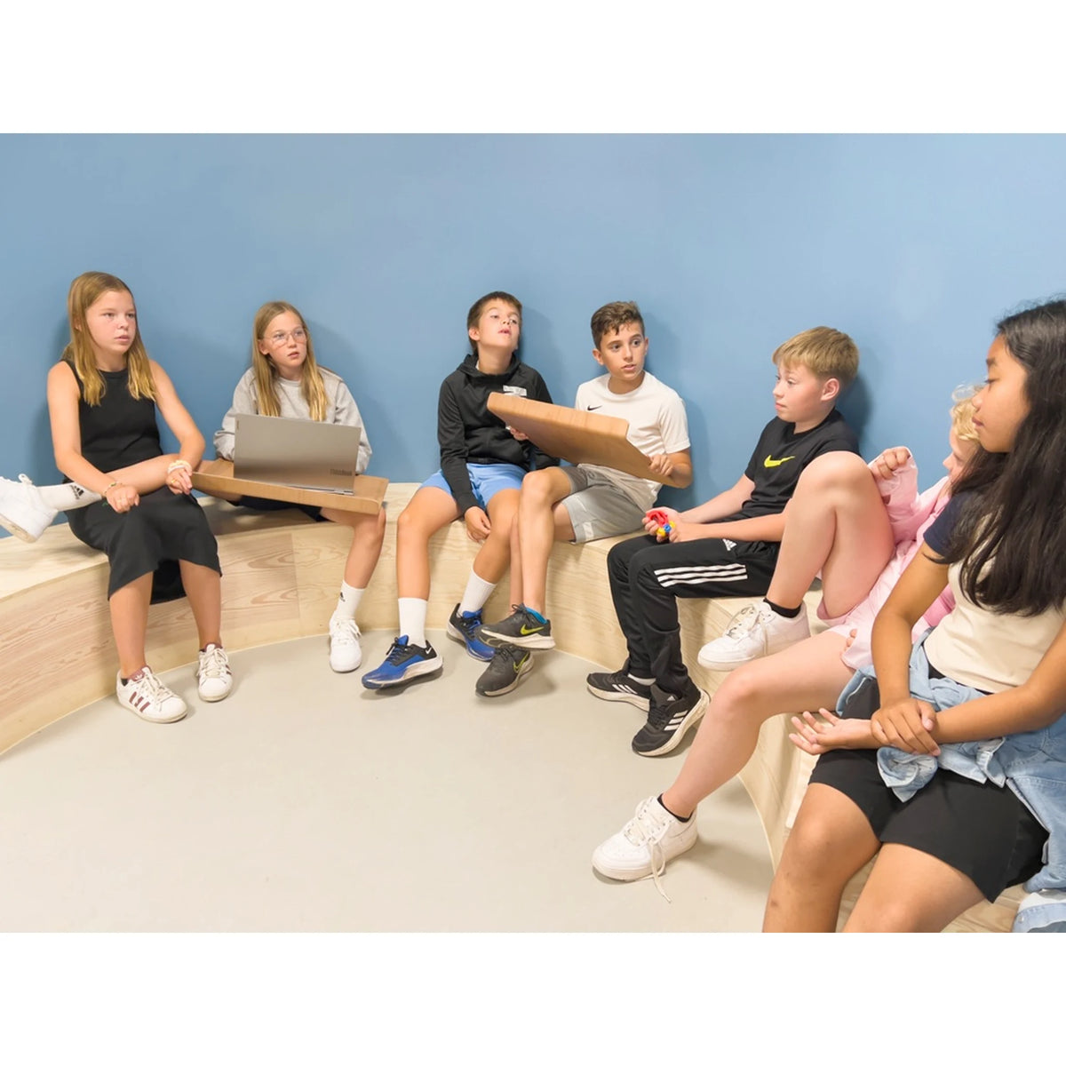 2-er Lernarbeitsplatz an der Wand | Kibemo