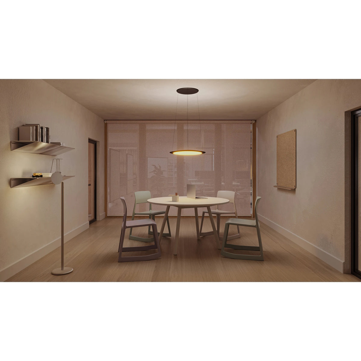 Ceiling light with direct and indirect light | Flying