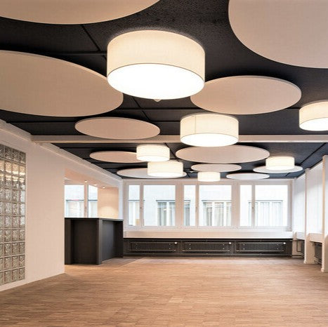 Akustikdecke ROUND – Top Akustiklösung mit Absorptionsklasse A | Schweizer Qualitätsprodukt