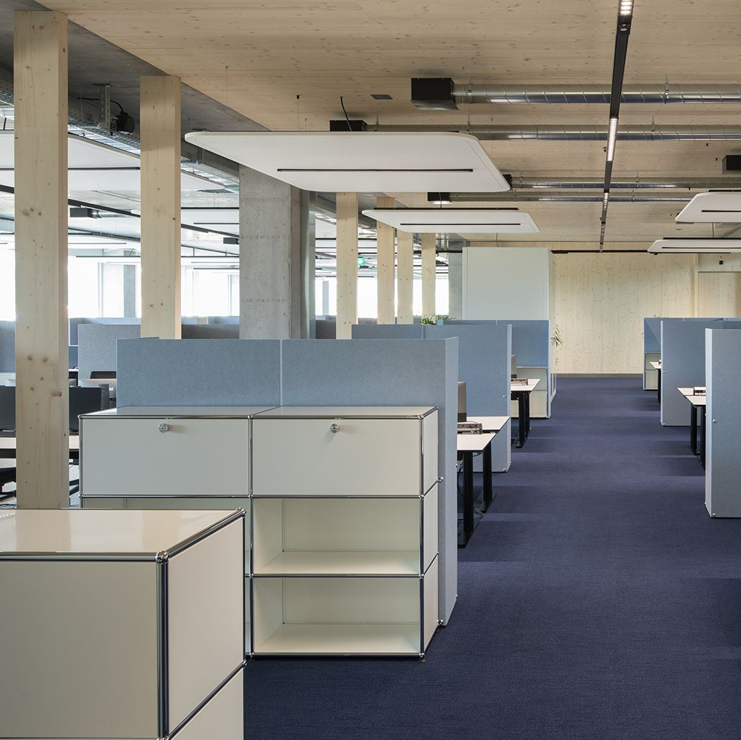 Akustikleuchte mit hoher Schallabsorption