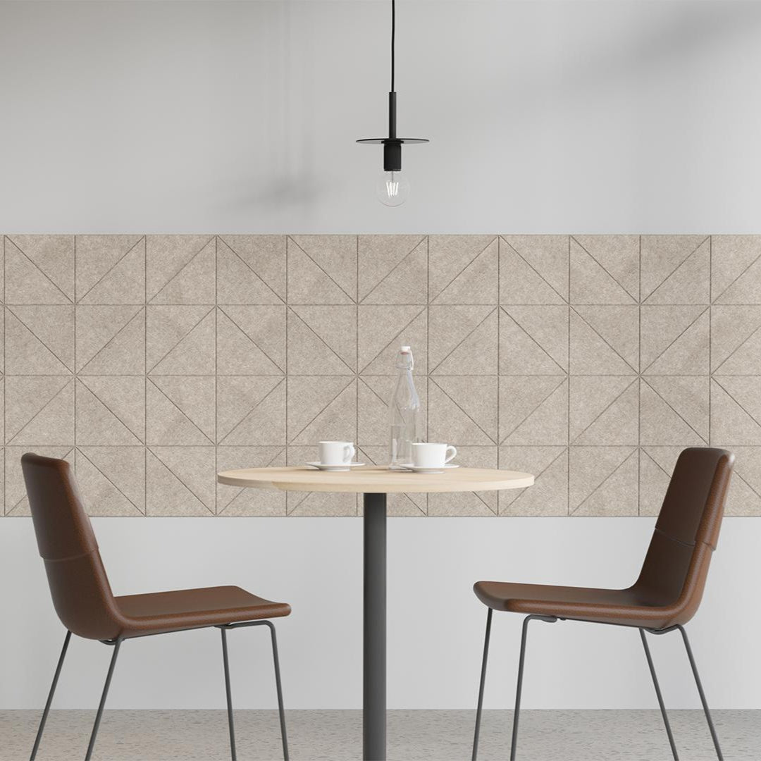 Plaques acoustiques Absorption du son durable pour les pièces modernes (ensemble 5-er) ǀ œuvres d'art acoustiques