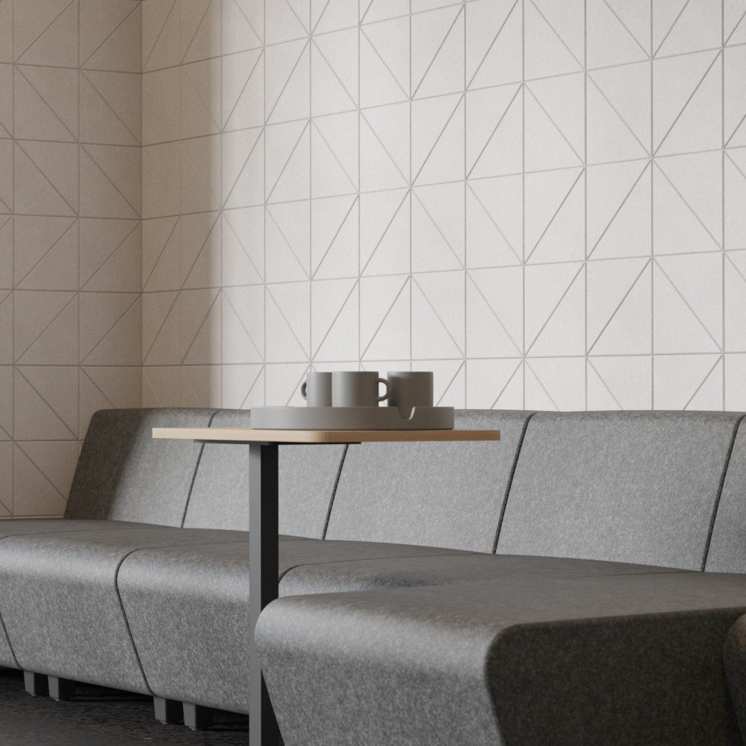 Plaques acoustiques Absorption du son durable pour les pièces modernes (ensemble 5-er) ǀ œuvres d'art acoustiques