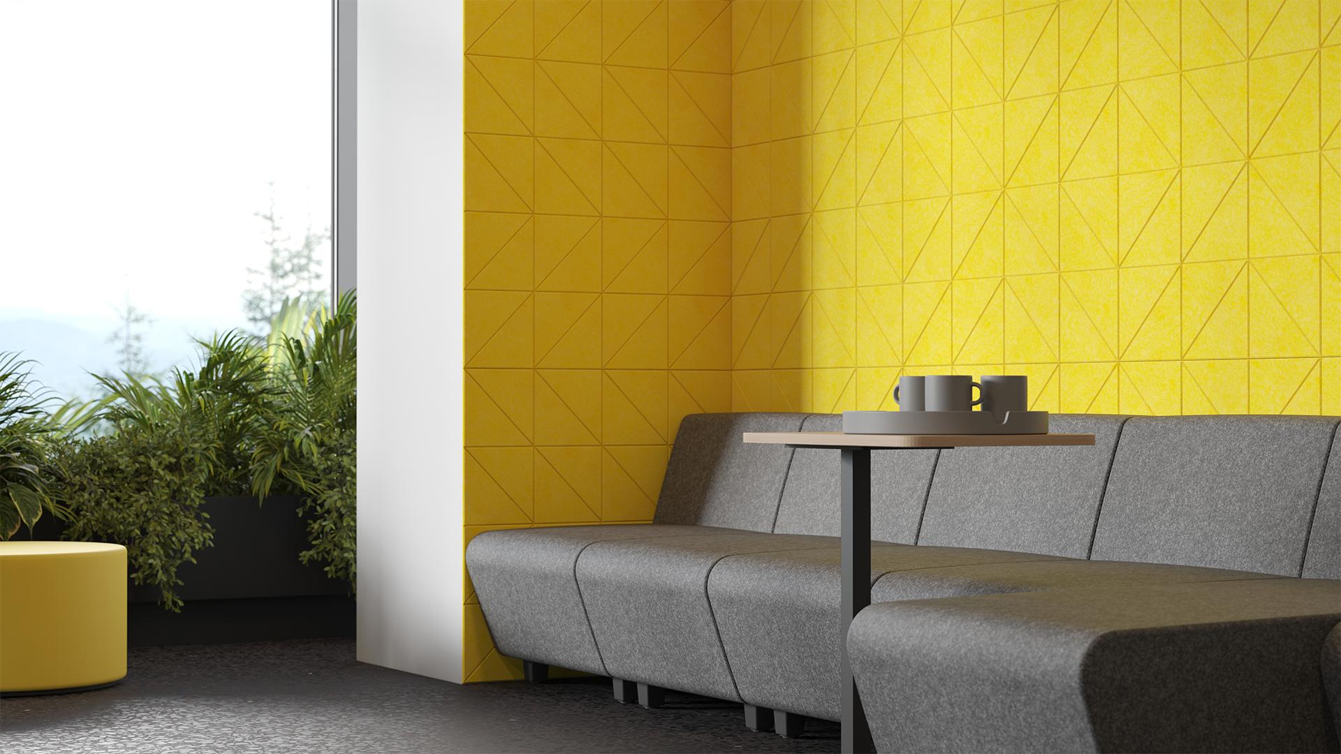 Panneaux acoustiques / panneau mural acoustique pour une acoustique ambiante tendance