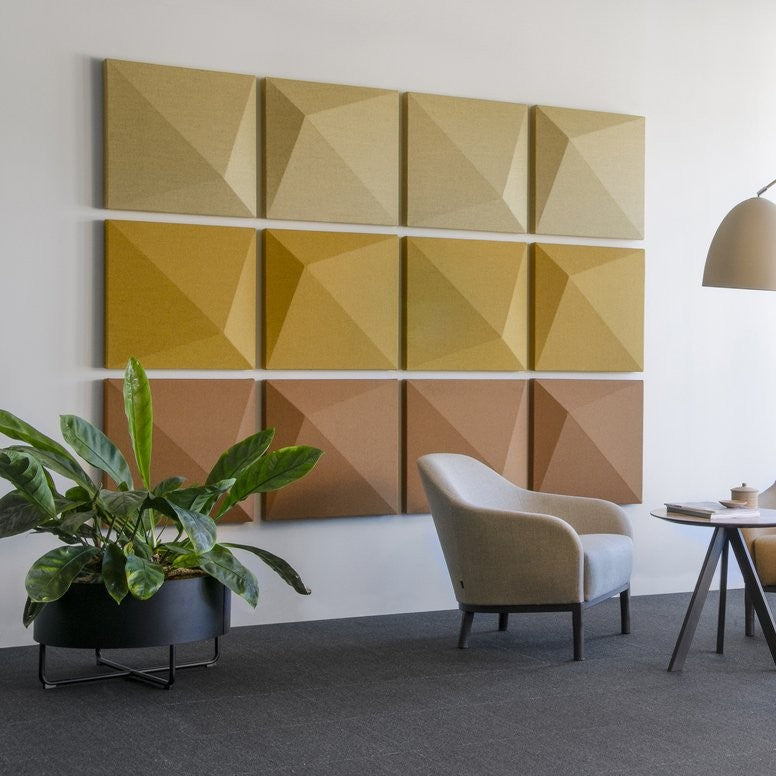 Akustikplatten mit Ecophon Füllung 60x60x5 cm – Top Akustiklösung mit Absorptionsklasse A