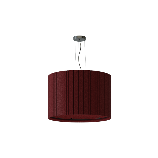 Akustische Pendelleuchte für Schule