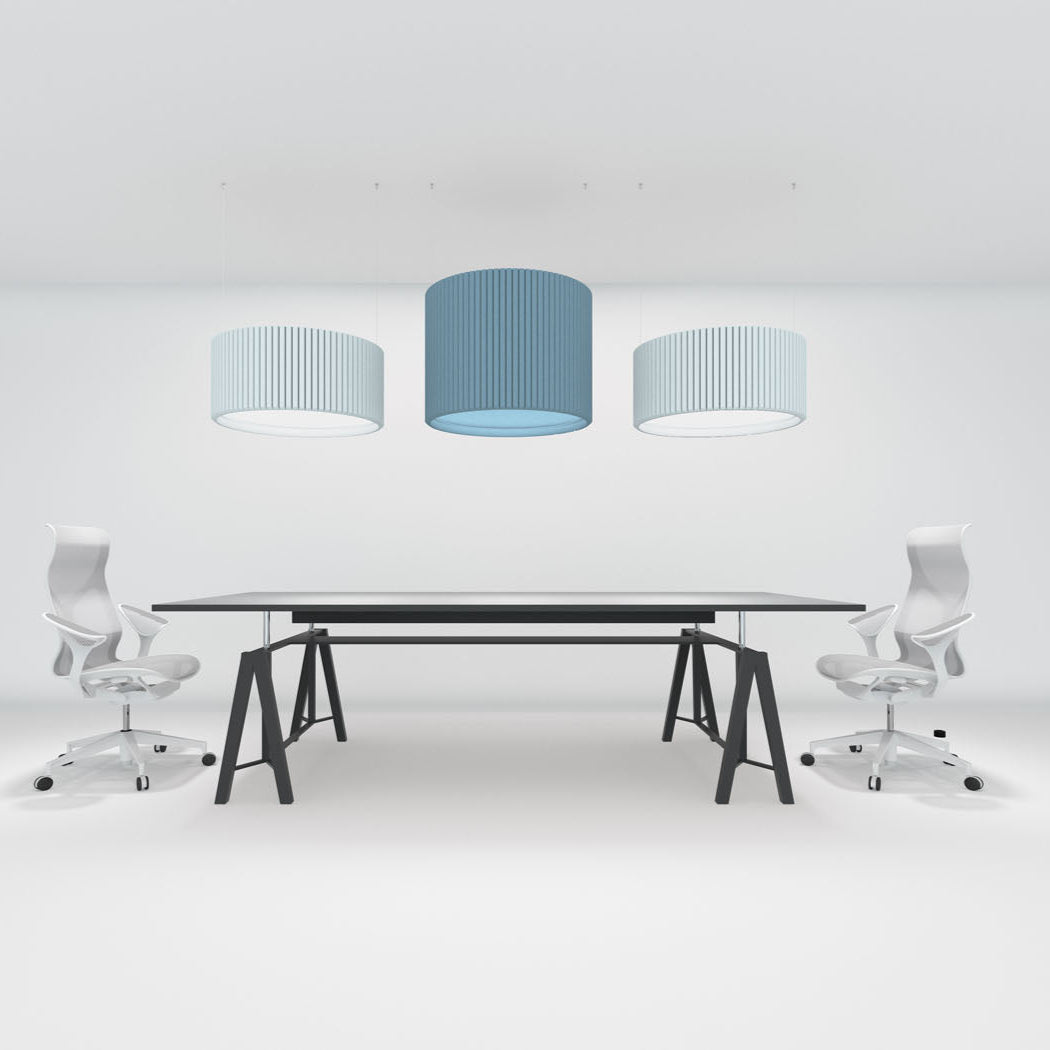 Umbra Round über Arbeitsplatz installiert