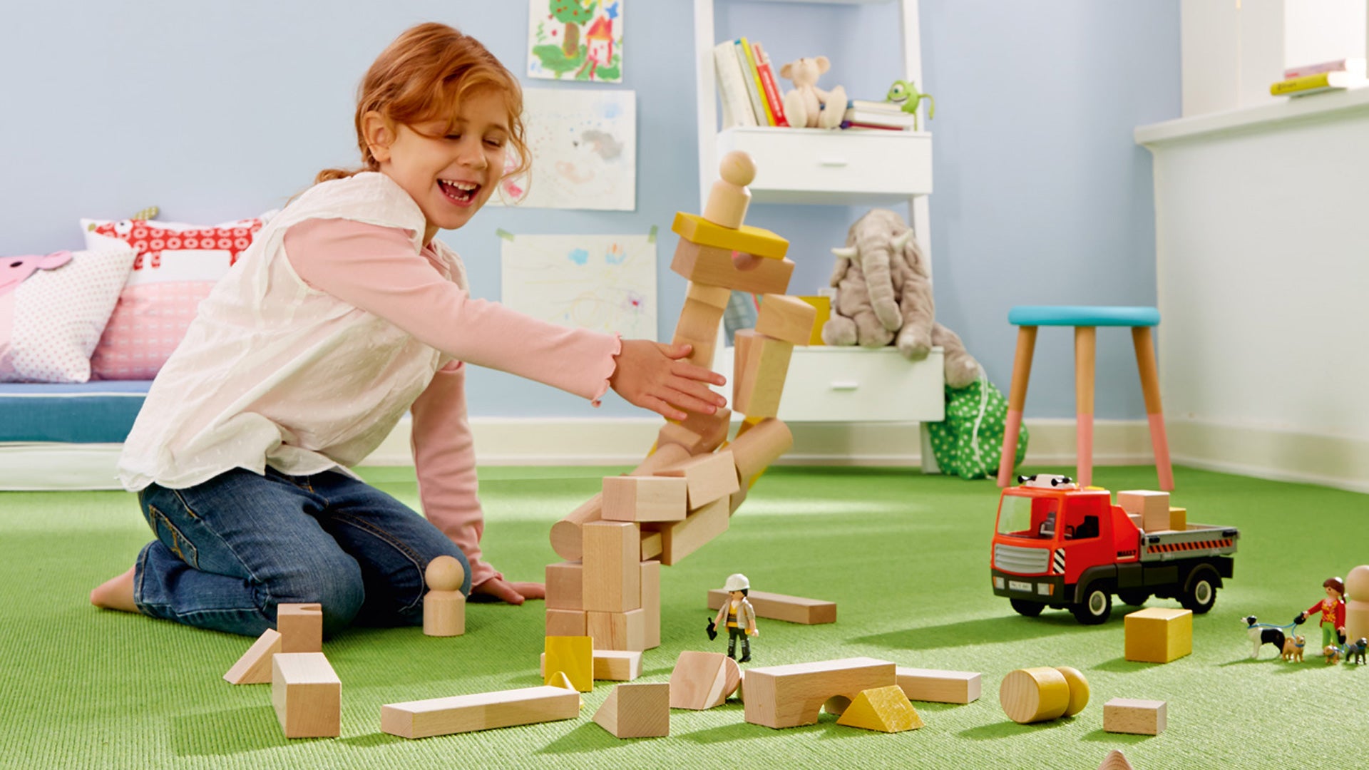 Bauteppich für Schulen und Kitas, sorgt für ein besseres Raumklima