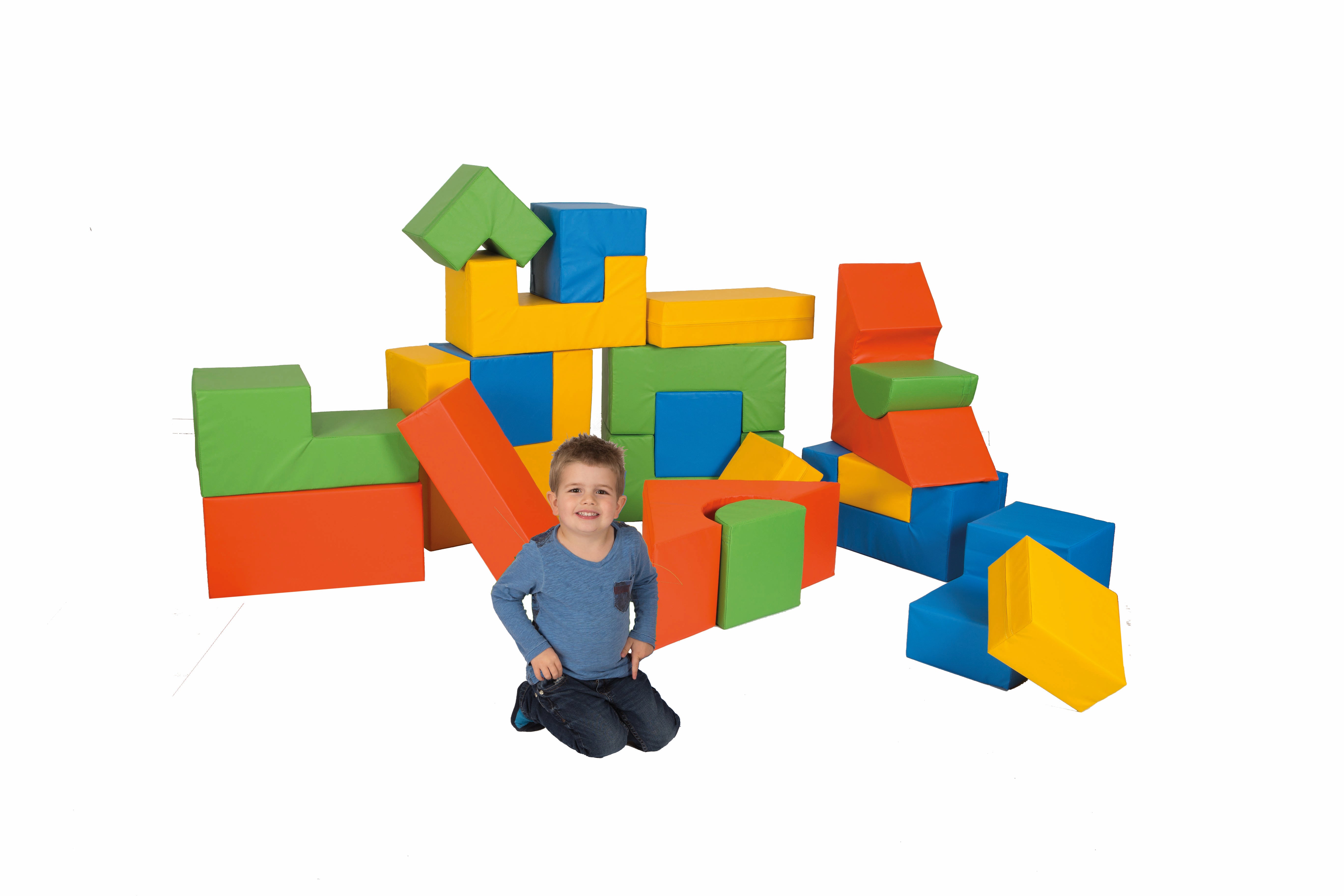 Bewegungslandschaft Kindergarten / Riesen-Baukloetze