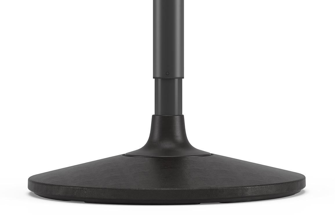 Ergonomischer Stehhocker für flexible Steharbeitsplätze.