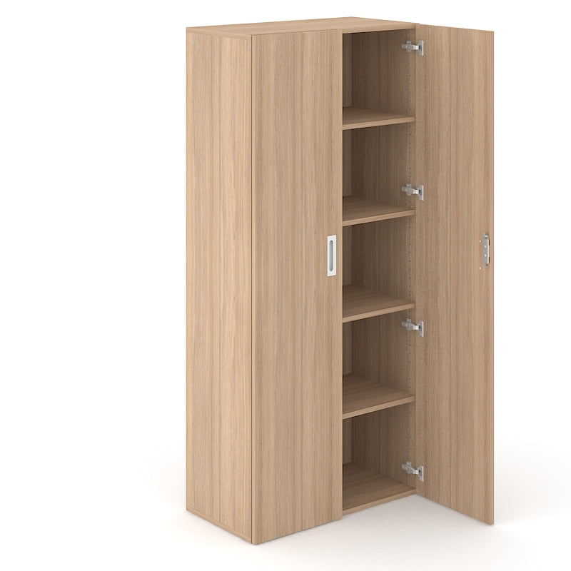 Bueroschrank 5OH aus Holz mit Tuere schwenkbar