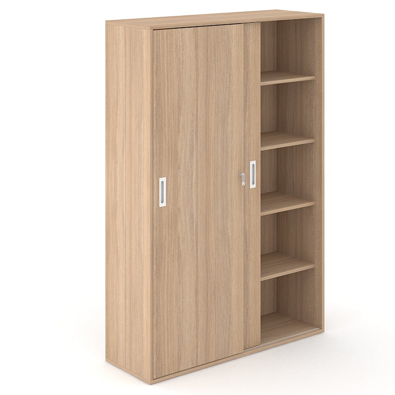 Bueroschrank 5OH mit Schiebetuere