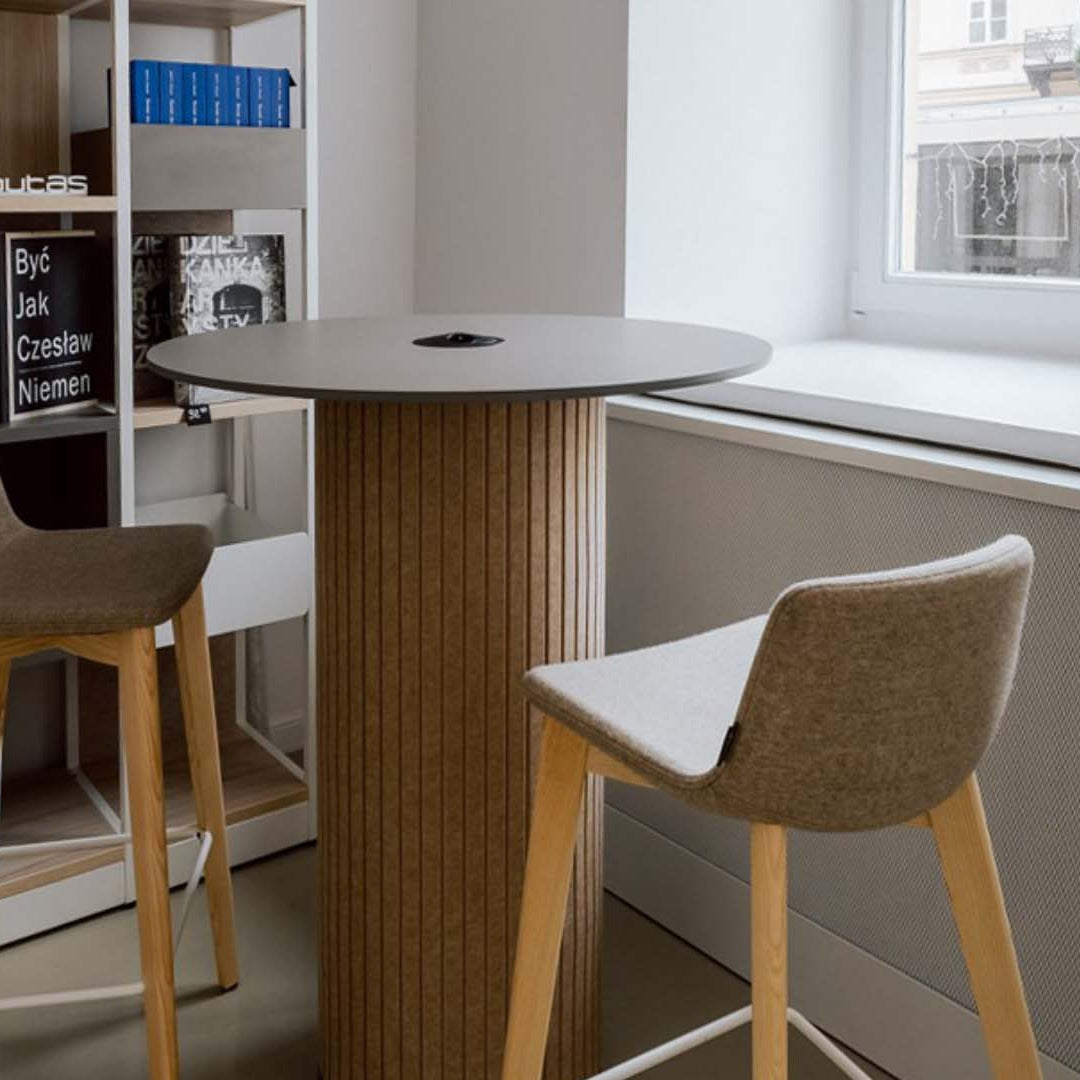 Coffee Table Büro mit lärmdämmenden Akustiksäule ǀ PARTHOS