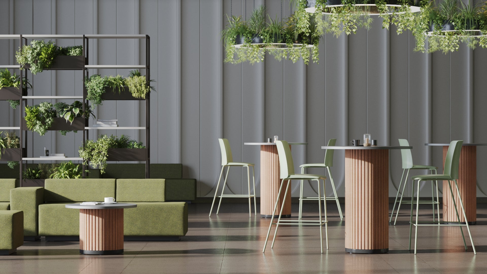 Colonne acoustique de table basse avec le bruit ǀ Parthos