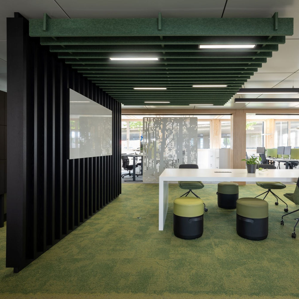 Ceiling baffle modular | Impact Acoustic Switzerland