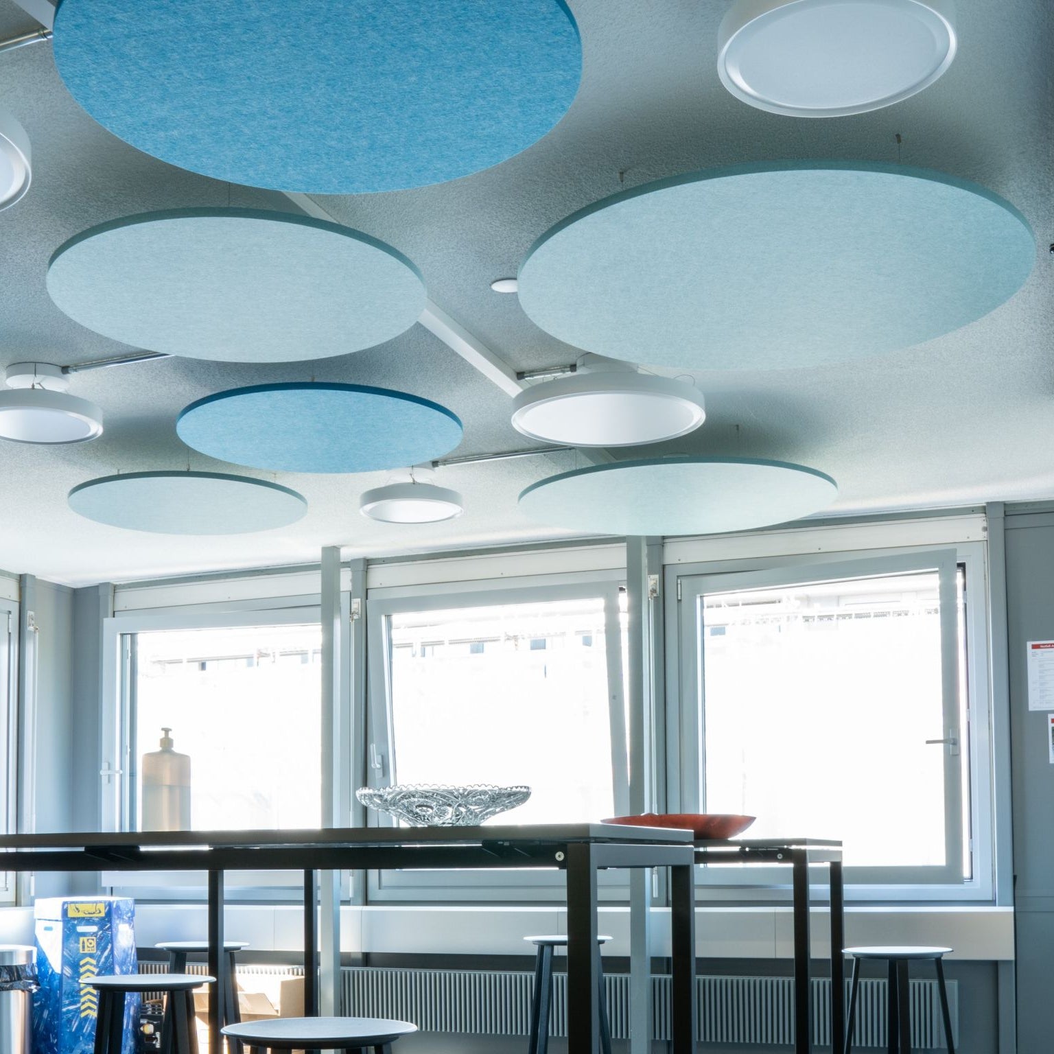 Akustik Deckenpanel Round für Schulen