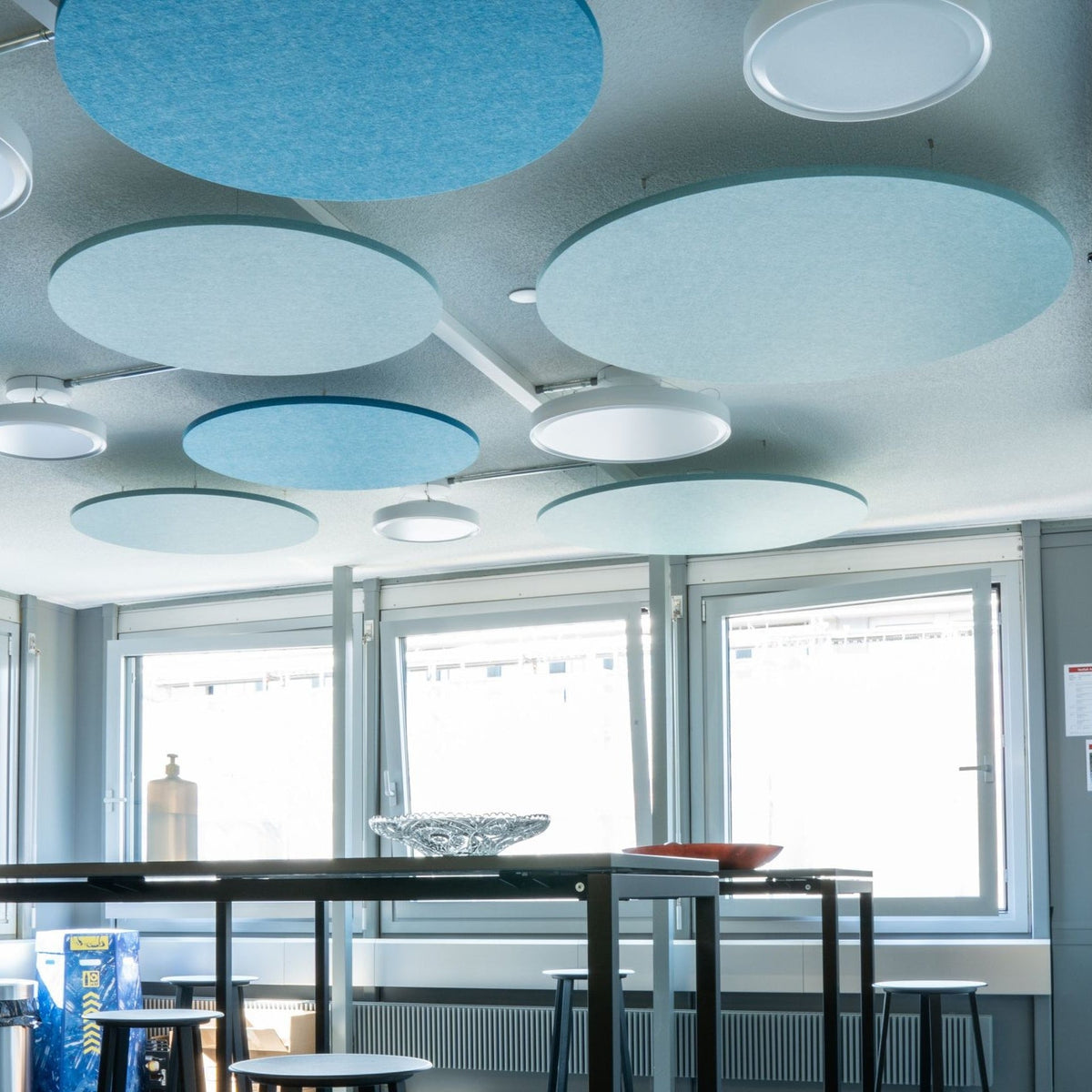 Akustik Deckenpanel Round für Schulen