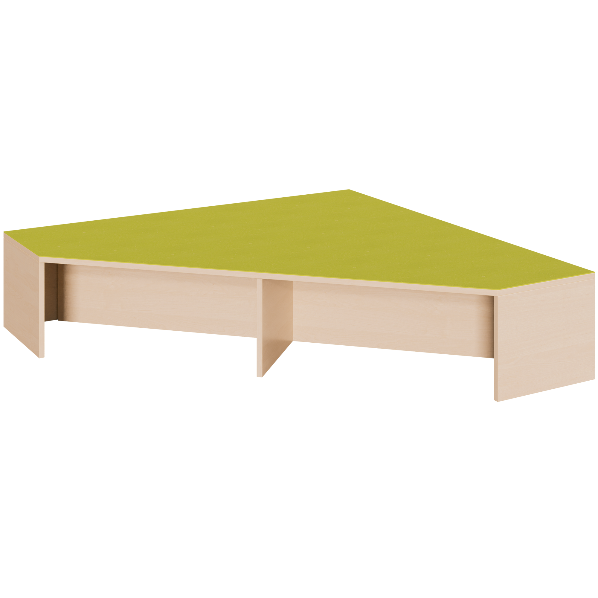 Plate-forme ECK avec surface et espace de linoléum pour 2 rouleaux