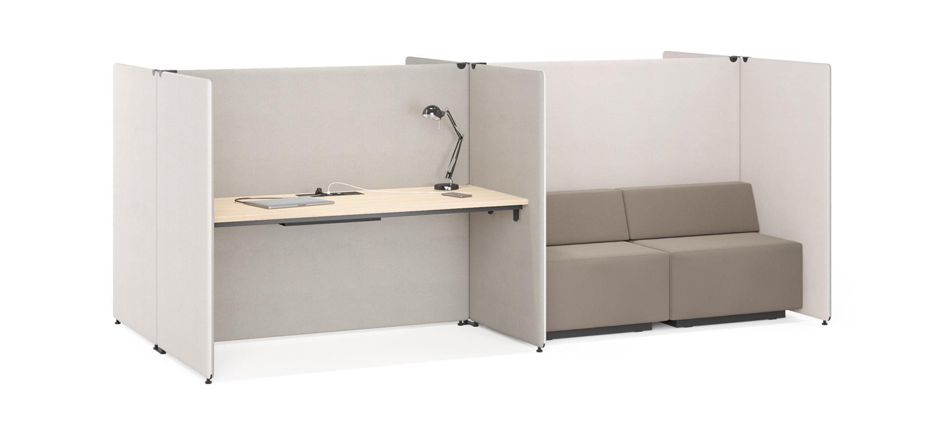 Focus sur les lieux de travail acoustiques et flexiblement extensibles | Mon espace