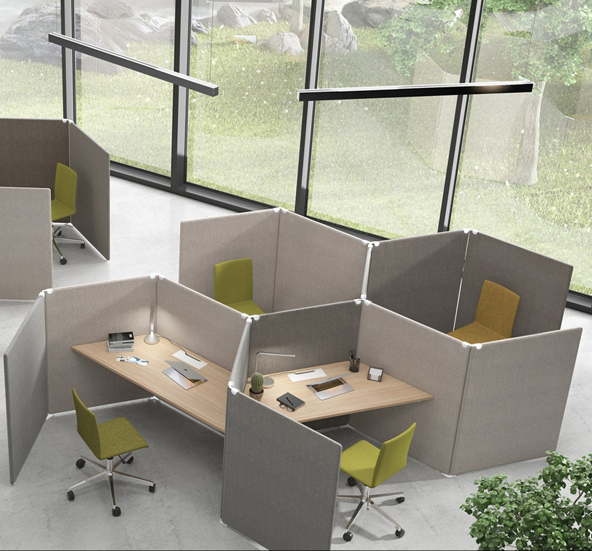 Focus sur les lieux de travail acoustiques et flexiblement extensibles | Mon espace