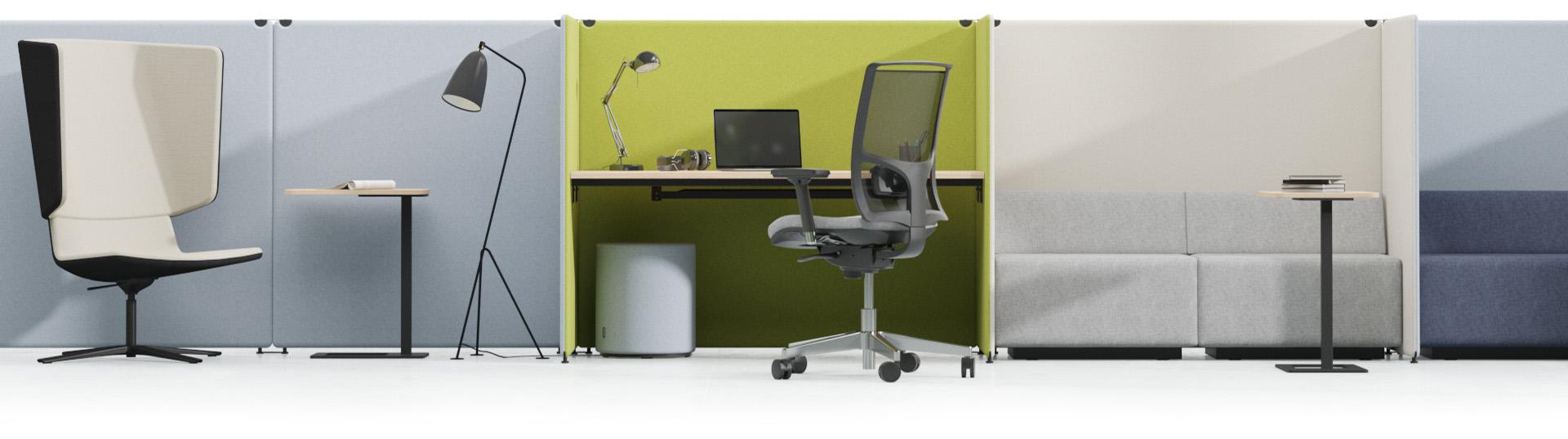 Focus sur les lieux de travail acoustiques et flexiblement extensibles | Mon espace