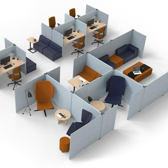 Focus sur les lieux de travail acoustiques et flexiblement extensibles | Mon espace