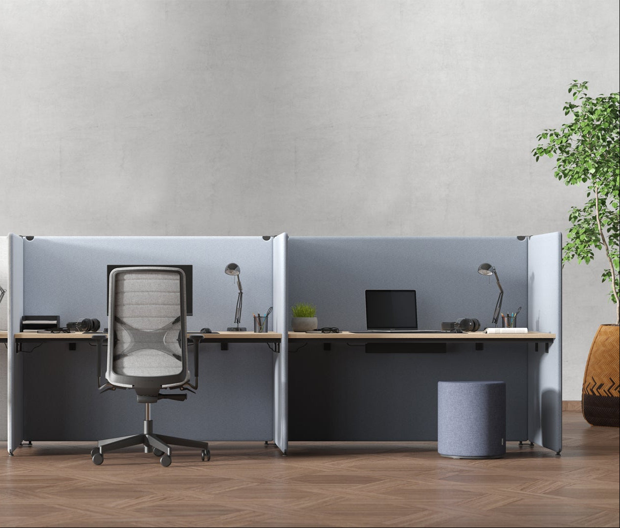 Focus sur les lieux de travail acoustiques et flexiblement extensibles | Mon espace