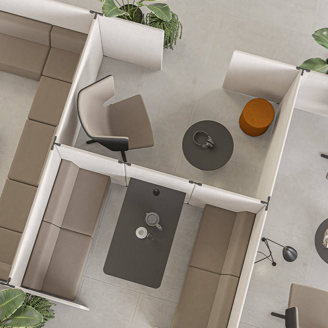 Focus sur les lieux de travail acoustiques et flexiblement extensibles | Mon espace