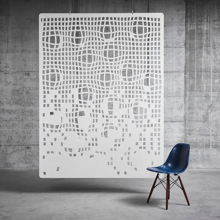 Hanging Room Divider – Top Acoustic Solution with Absorption Class A | Swiss Design