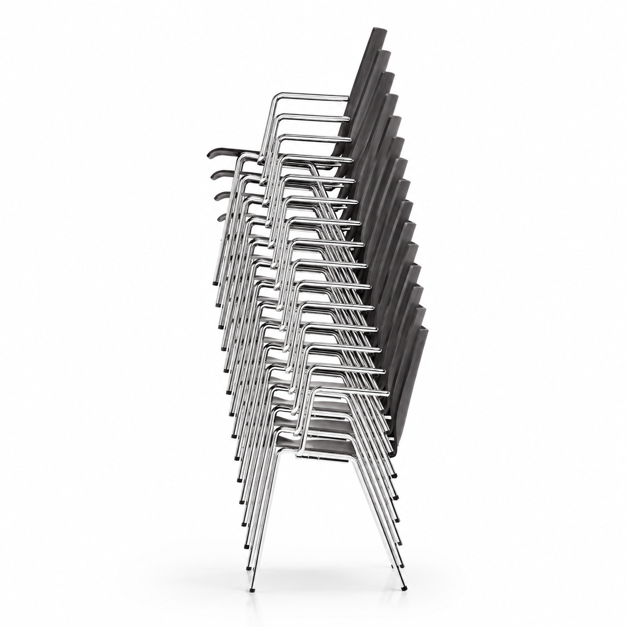 Conference Chair Classic with Armrest - Stackable 20 High ǀ ATLANTA