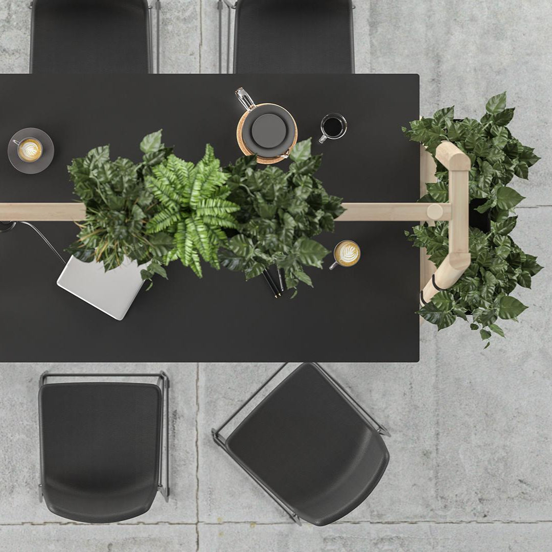 Table haute multifonctionnelle avec des pattes de table en bois ǀ NOVA BOIS MULTIVUSE