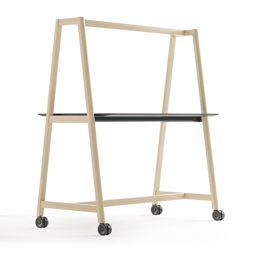 Hochtisch multifunktional mit Tischbeinen aus Holz ǀ NOVA Wood MULTIPURPOSE