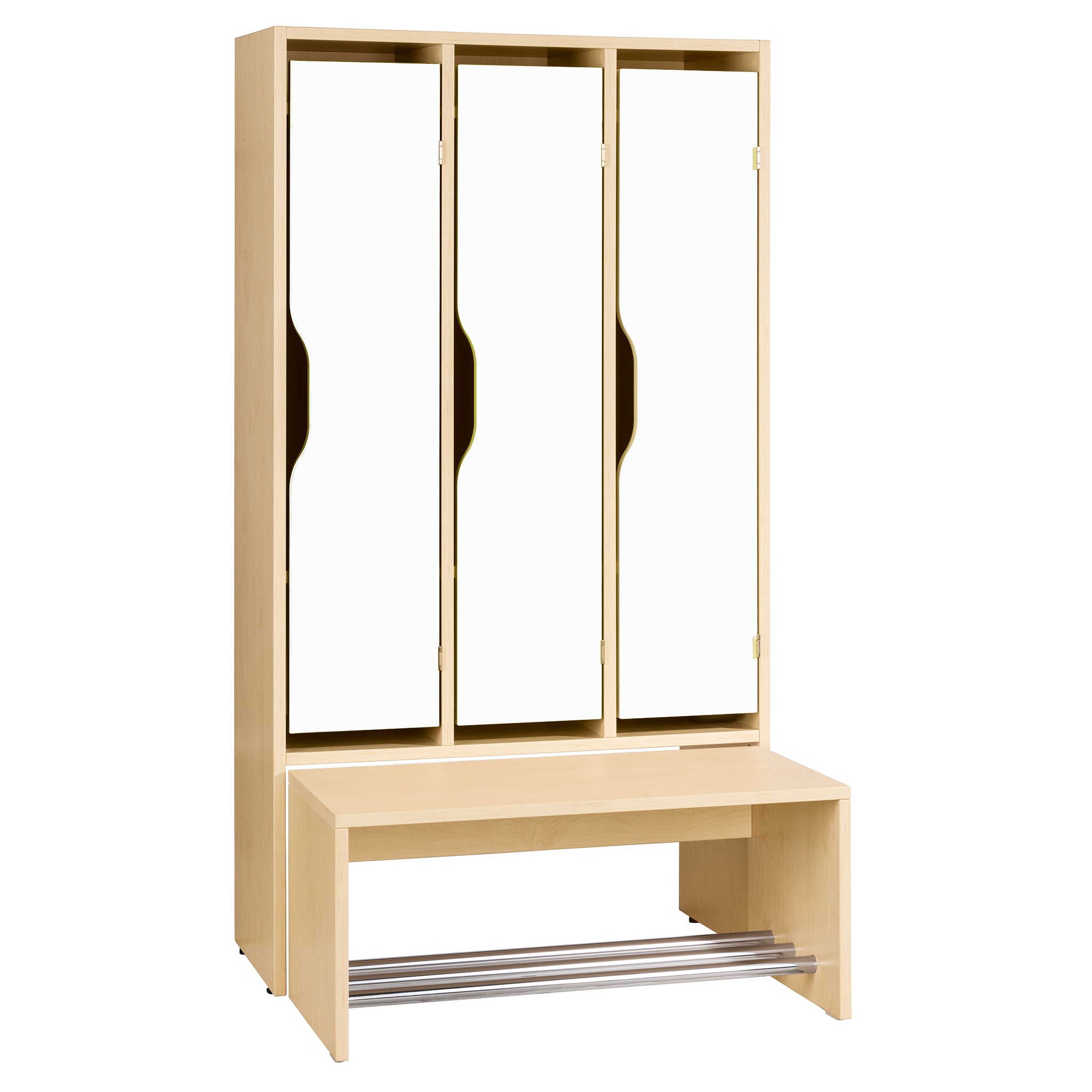 Garderobenmöbel Kindergarten aus Birke