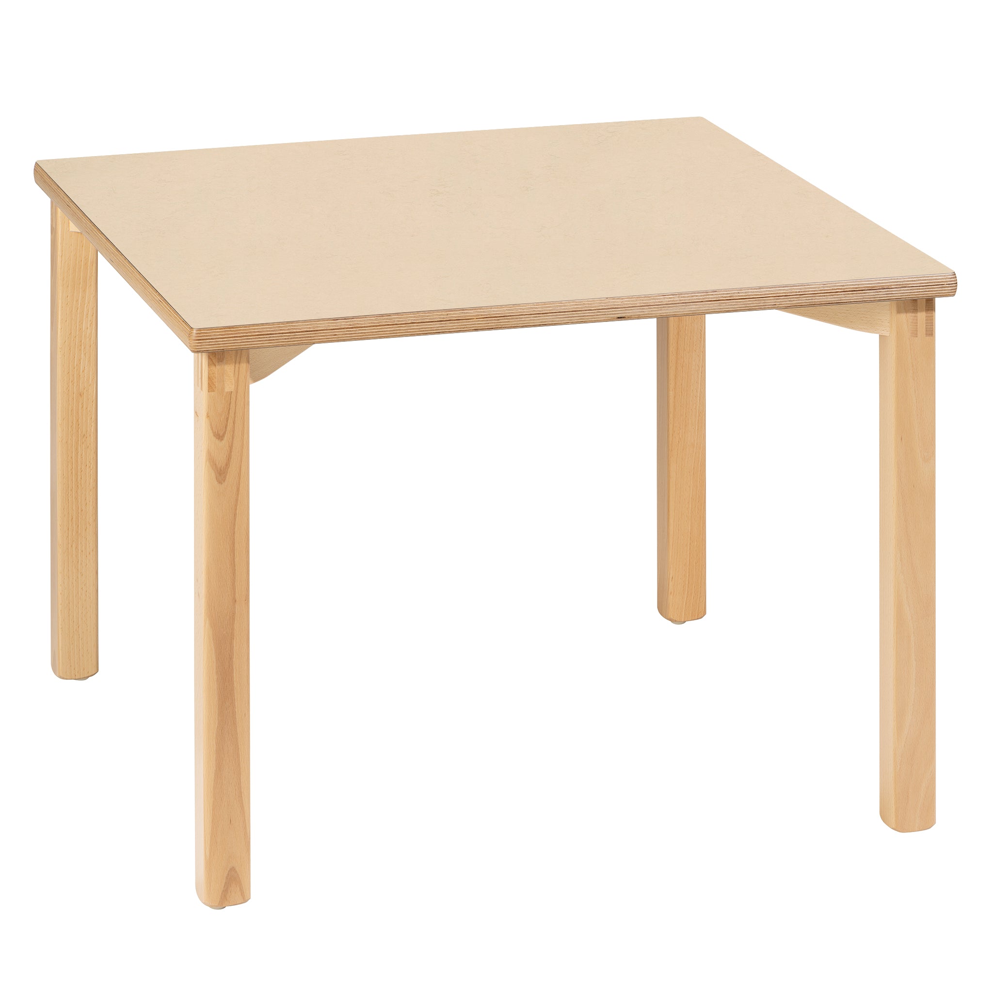 Quadratischer Kindergartentisch Linoleum