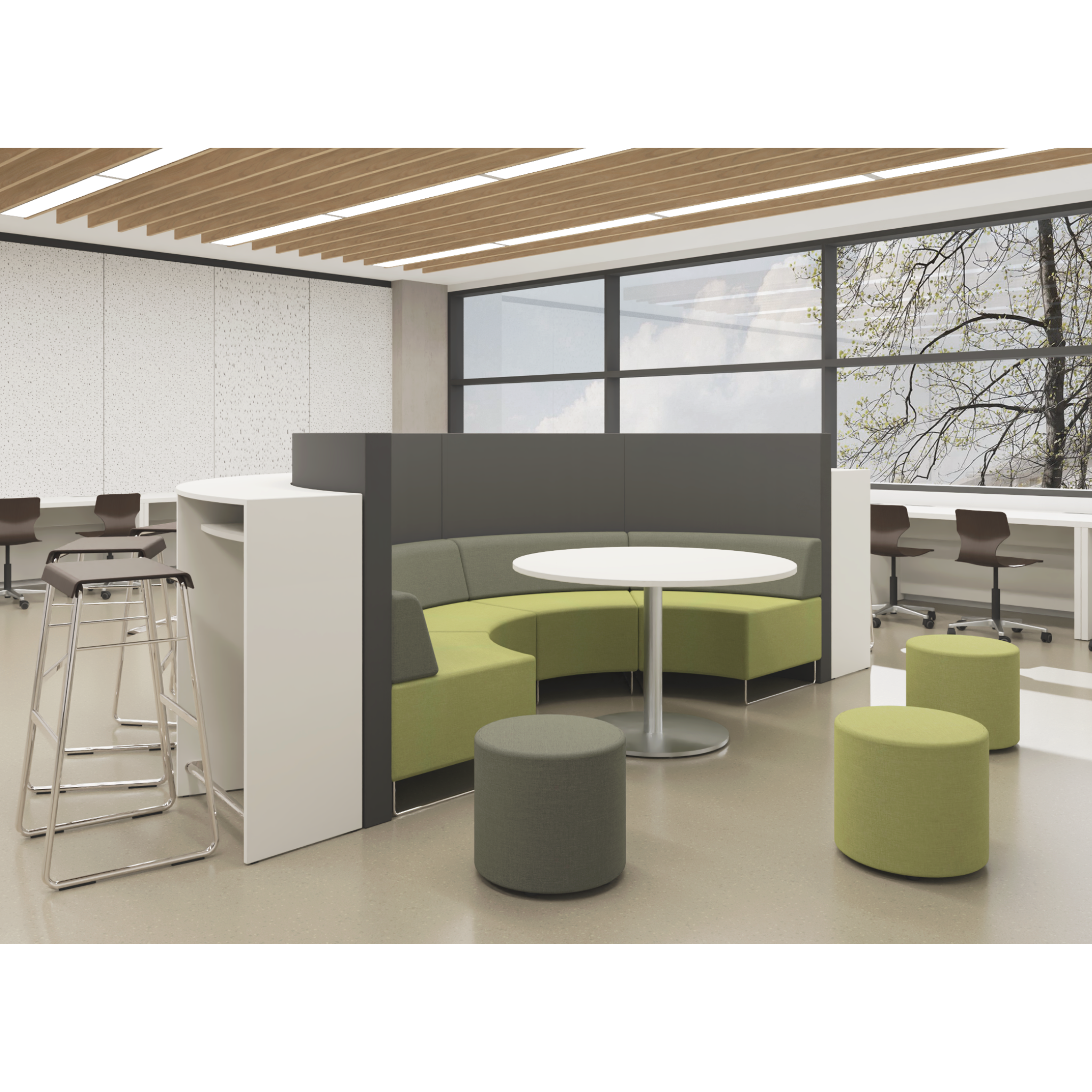 Modula Wandelemente Lernraum Schule