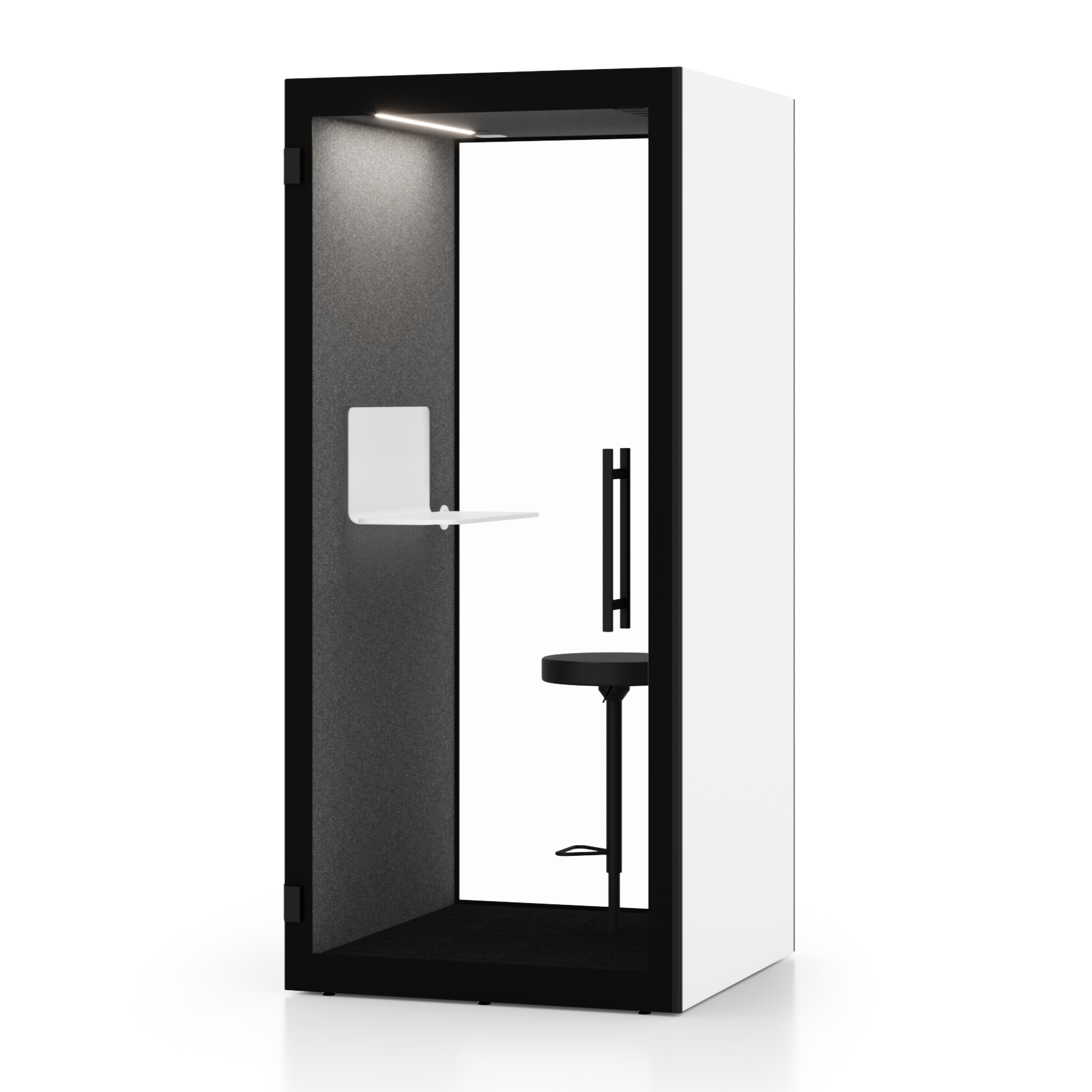 Phone Booth mit GS-Zertifikat & 27.3 dB Schallreduktion (ISO-Norm) | Chatbox Single